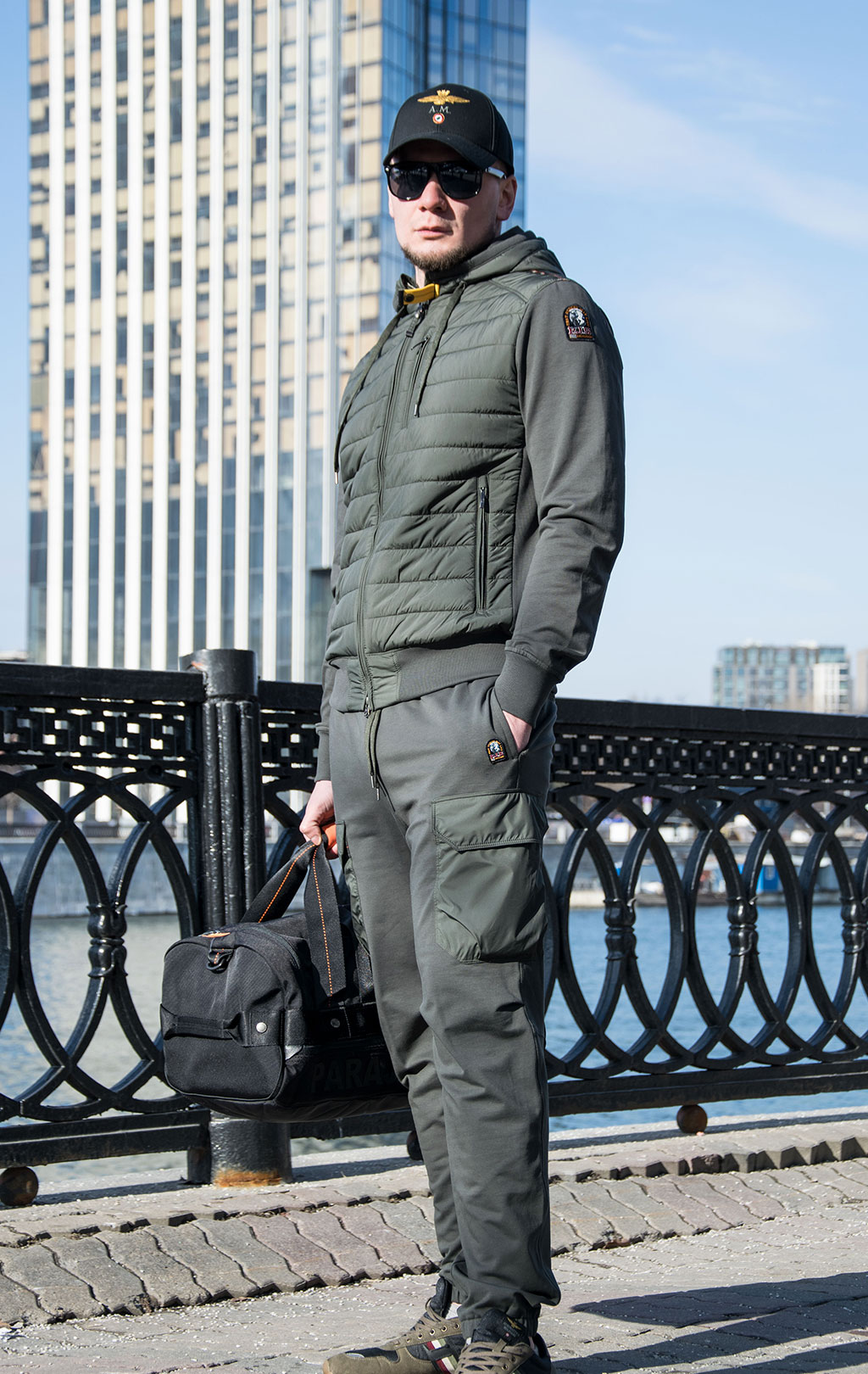 Толстовка комбинированная PARAJUMPERS IVOR SS 23 sycamore 