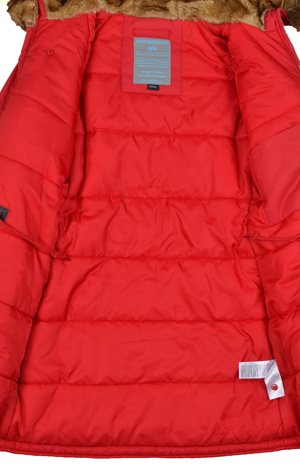 Женская аляска ALPHA INDUSTRIES EXPLORER red speed 