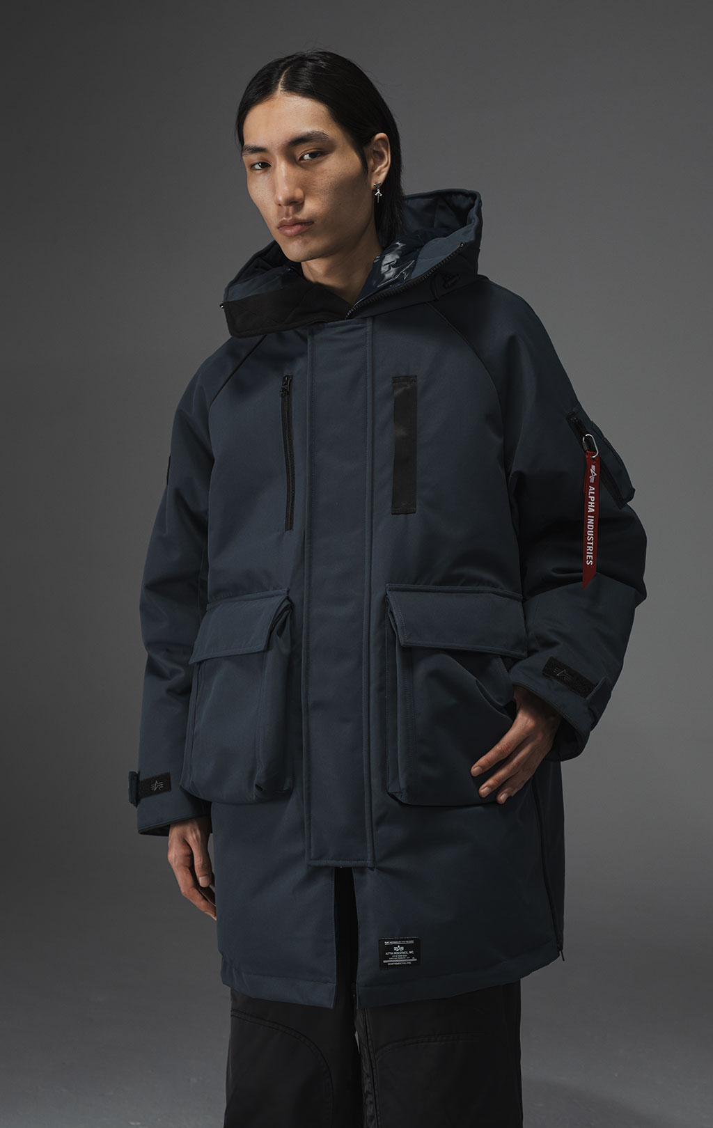 Куртка ALPHA INDUSTRIES SERGEANT PUFFER PARKA FW 25/26 replica blue 