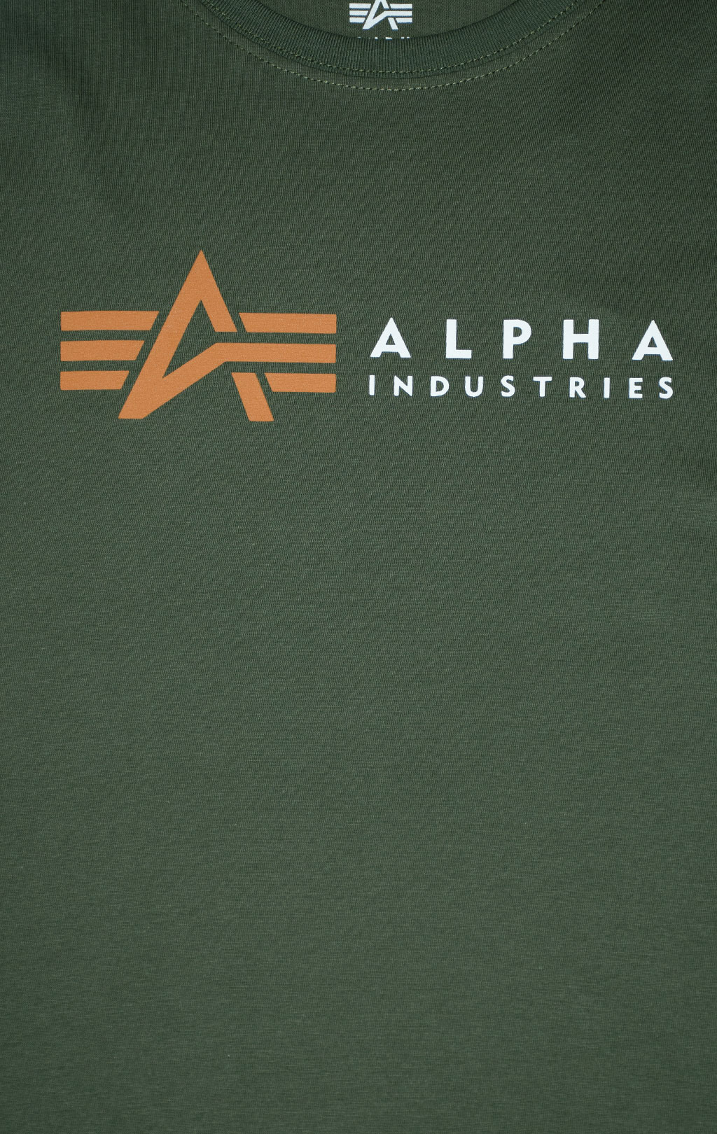 Футболка ALPHA INDUSTRIES ALPHA LABEL T dark olive 