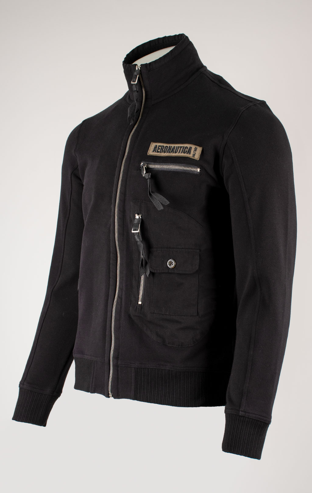 Олимпийка AERONAUTICA MILITARE FW 25/26/TR jet black (FE 2069) 