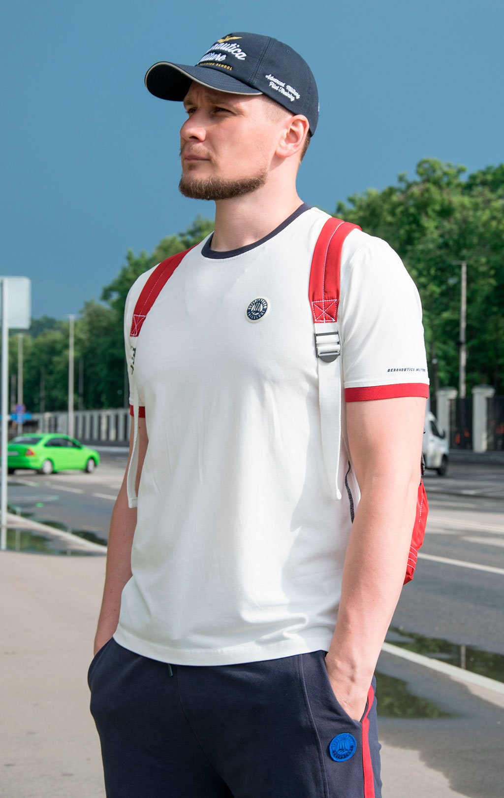 Футболка AERONAUTICA MILITARE SS 20 off white (TS 1699) 