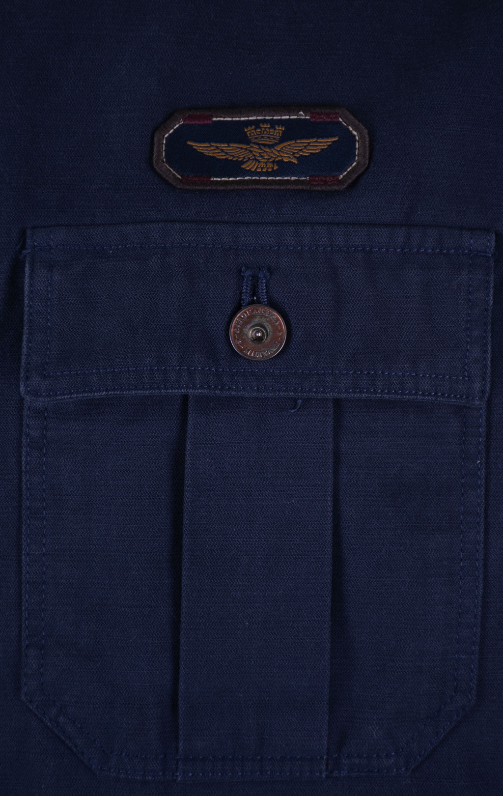 Куртка-рубашка AERONAUTICA MILITARE FW 26/27/IN dark blue (AC 0045) 