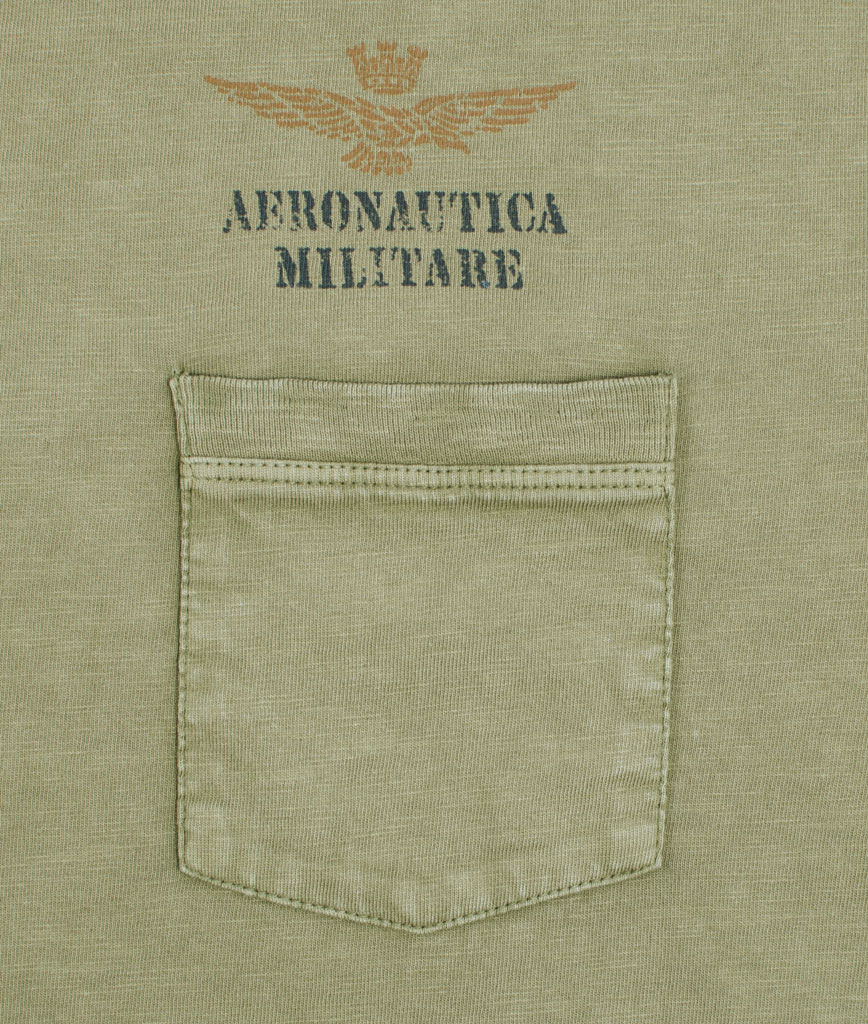 Футболка AERONAUTICA MILITARE verde militare (TS 1347) 