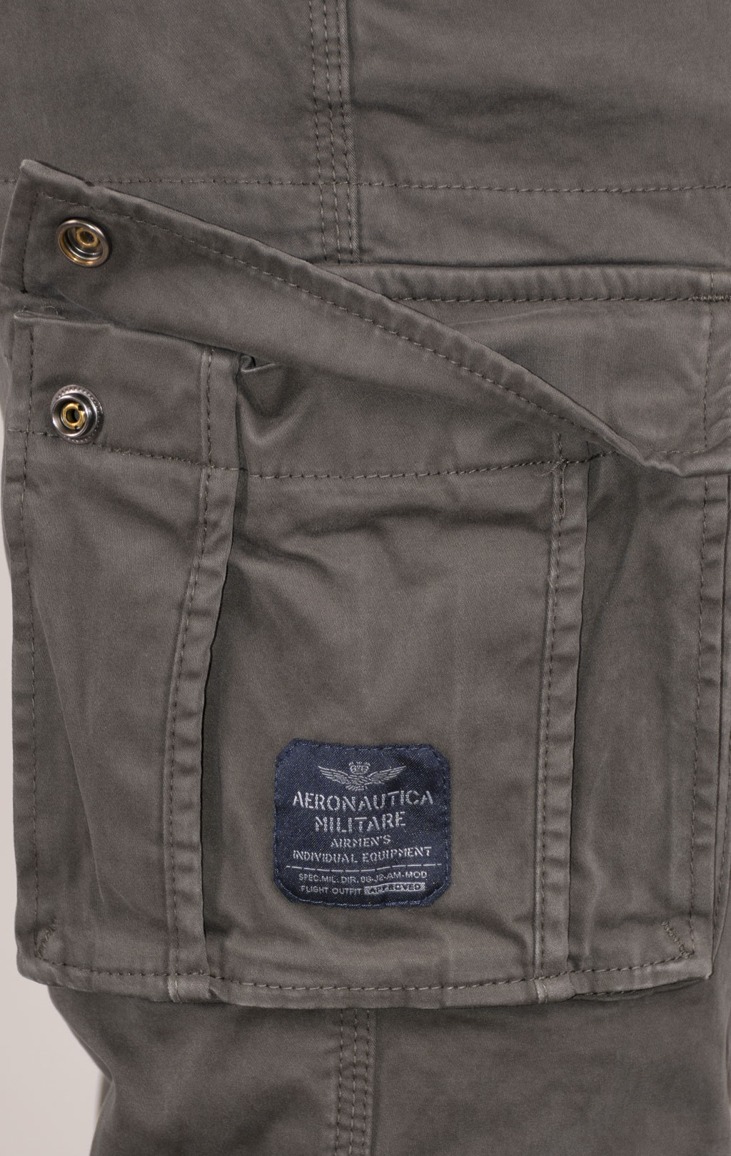 Брюки-карго AERONAUTICA MILITARE плотные FW 24/25/AL dark musk (PA 1329) 