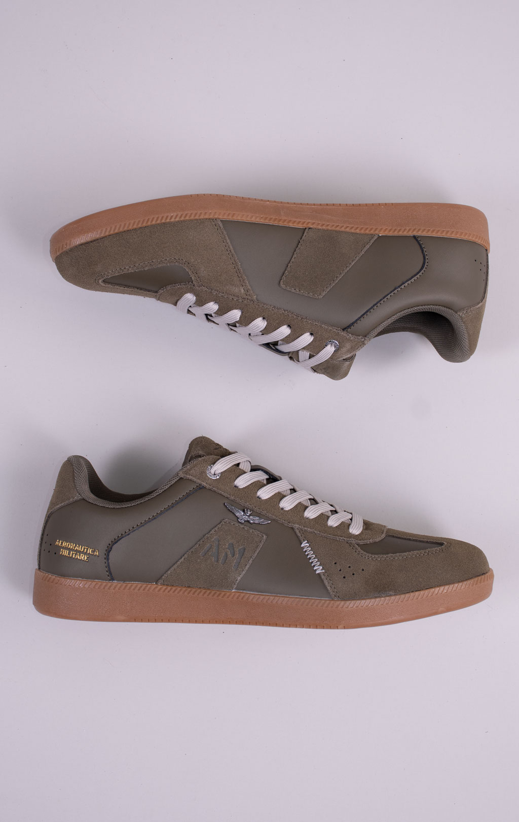 Кроссовки AERONAUTICA MILITARE (SC 0315) SS 26/CN verde militare 
