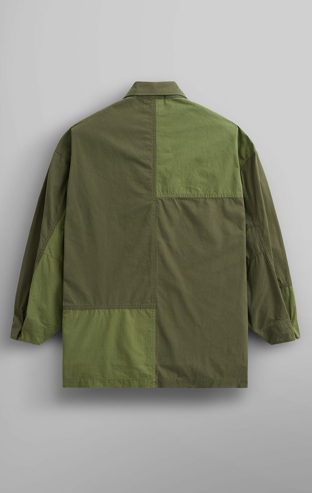 Женская ветровка ALPHA INDUSTRIES MIXED MEDIA SHIRT JACKET SS 24 m OG-107 green 