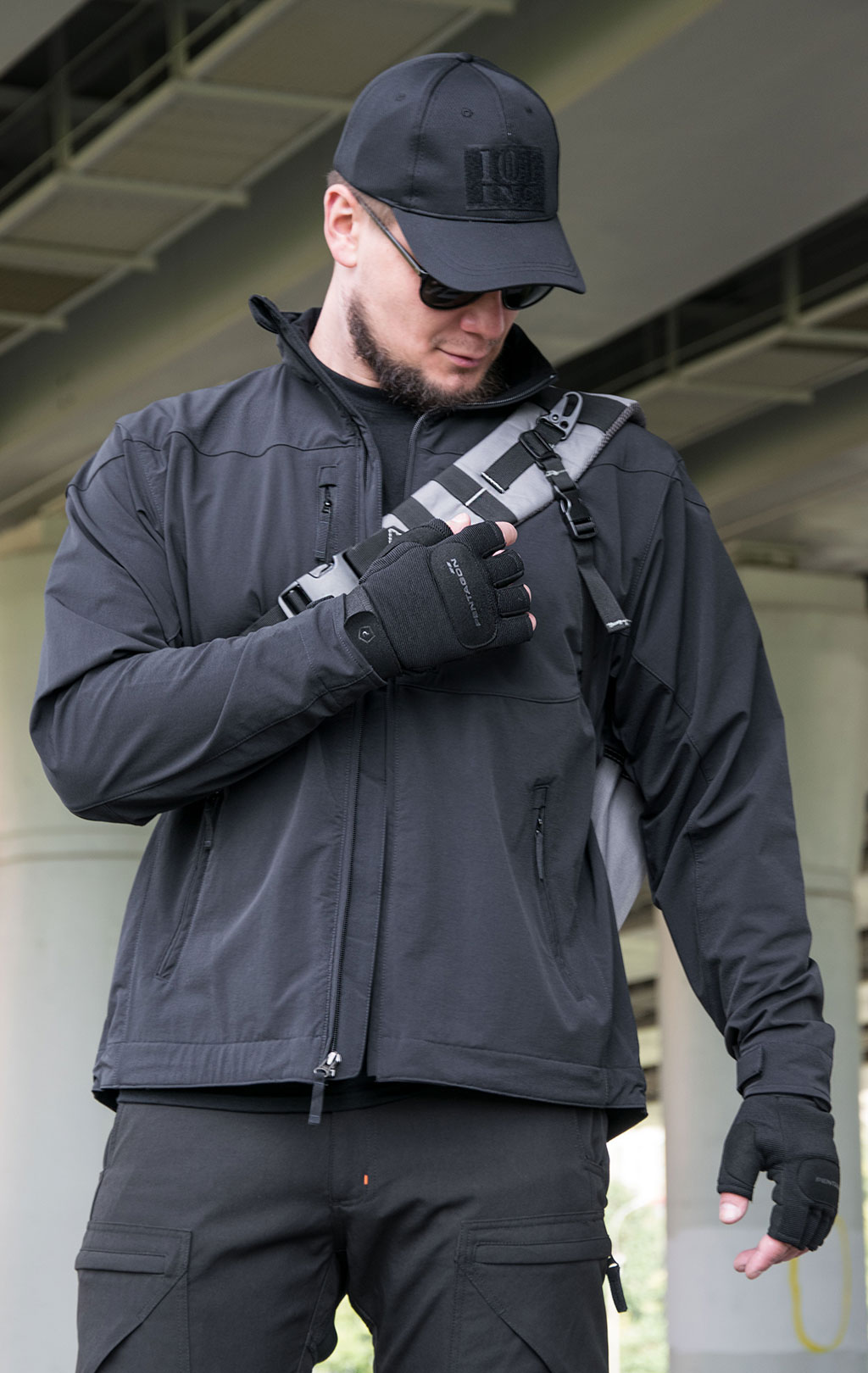 Ветровка тактическая Tru-Spec Soft Shell black 