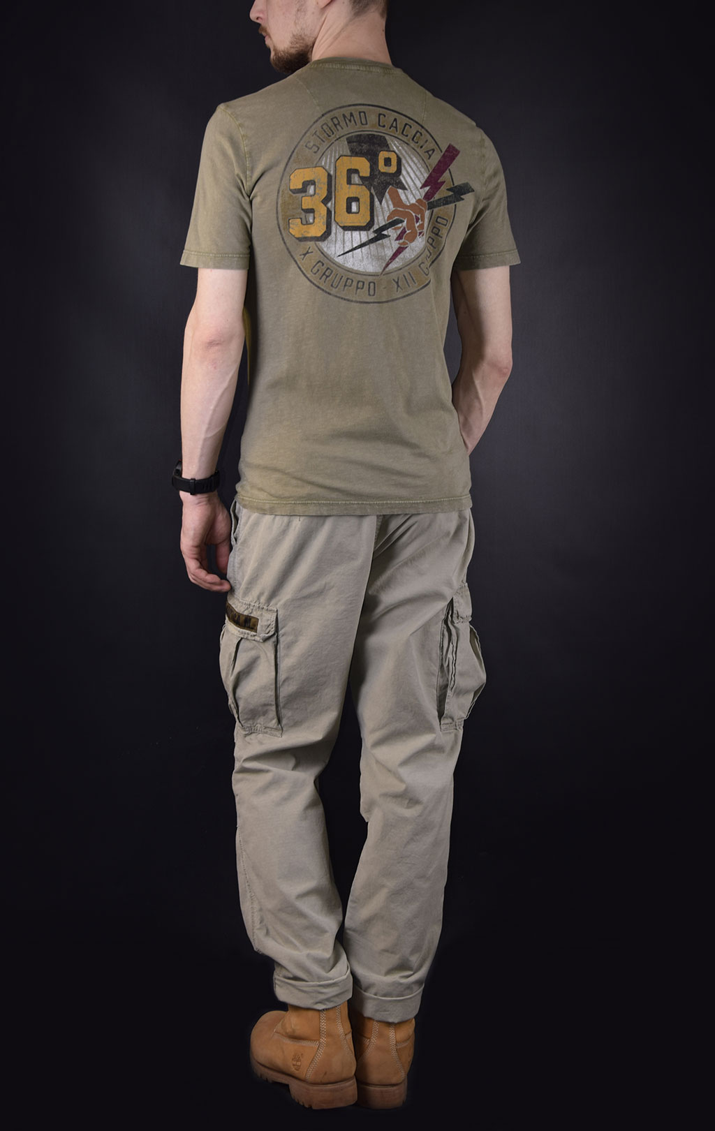 Футболка AERONAUTICA MILITARE SS19 salvia (TS 1629)