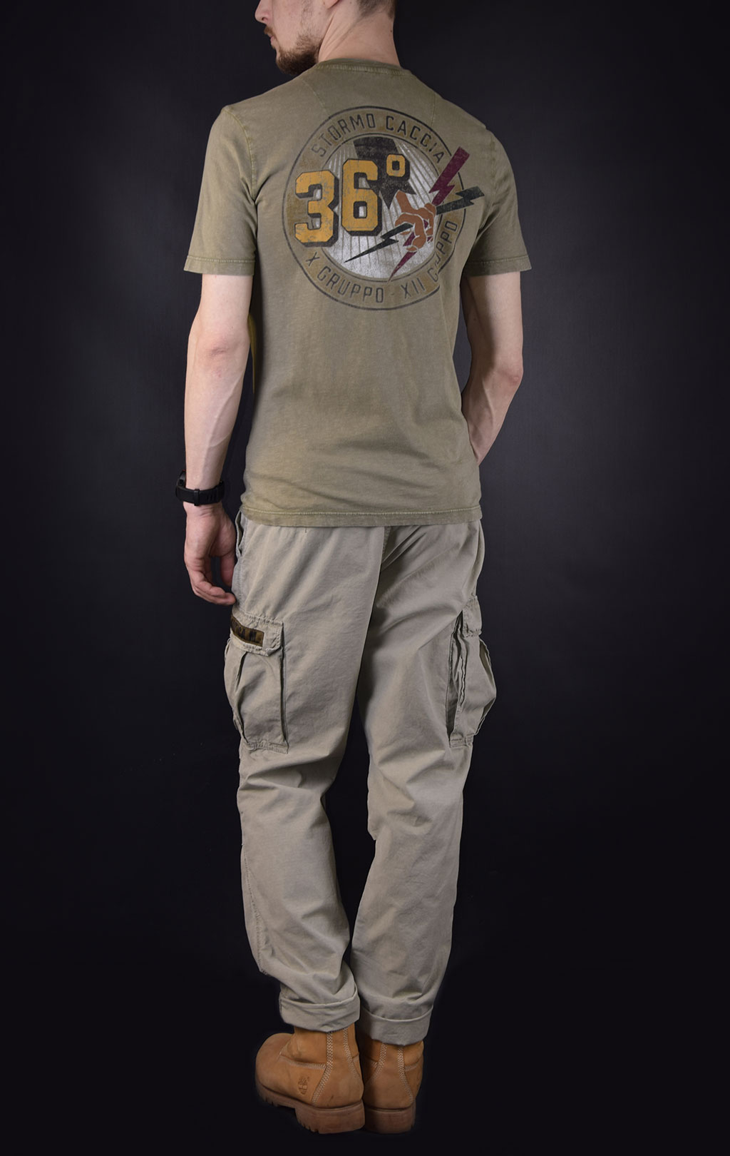 Футболка AERONAUTICA MILITARE SS19 salvia (TS 1629) 