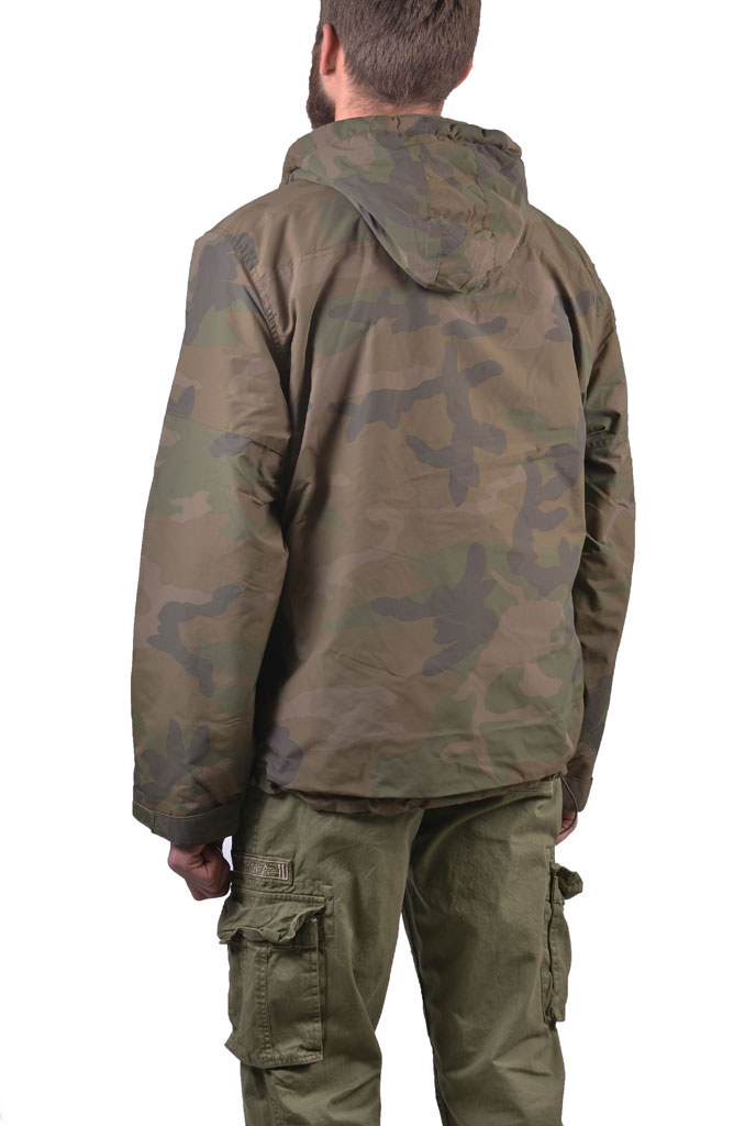 Анорак BRANDIT Windbreaker camo woodland 