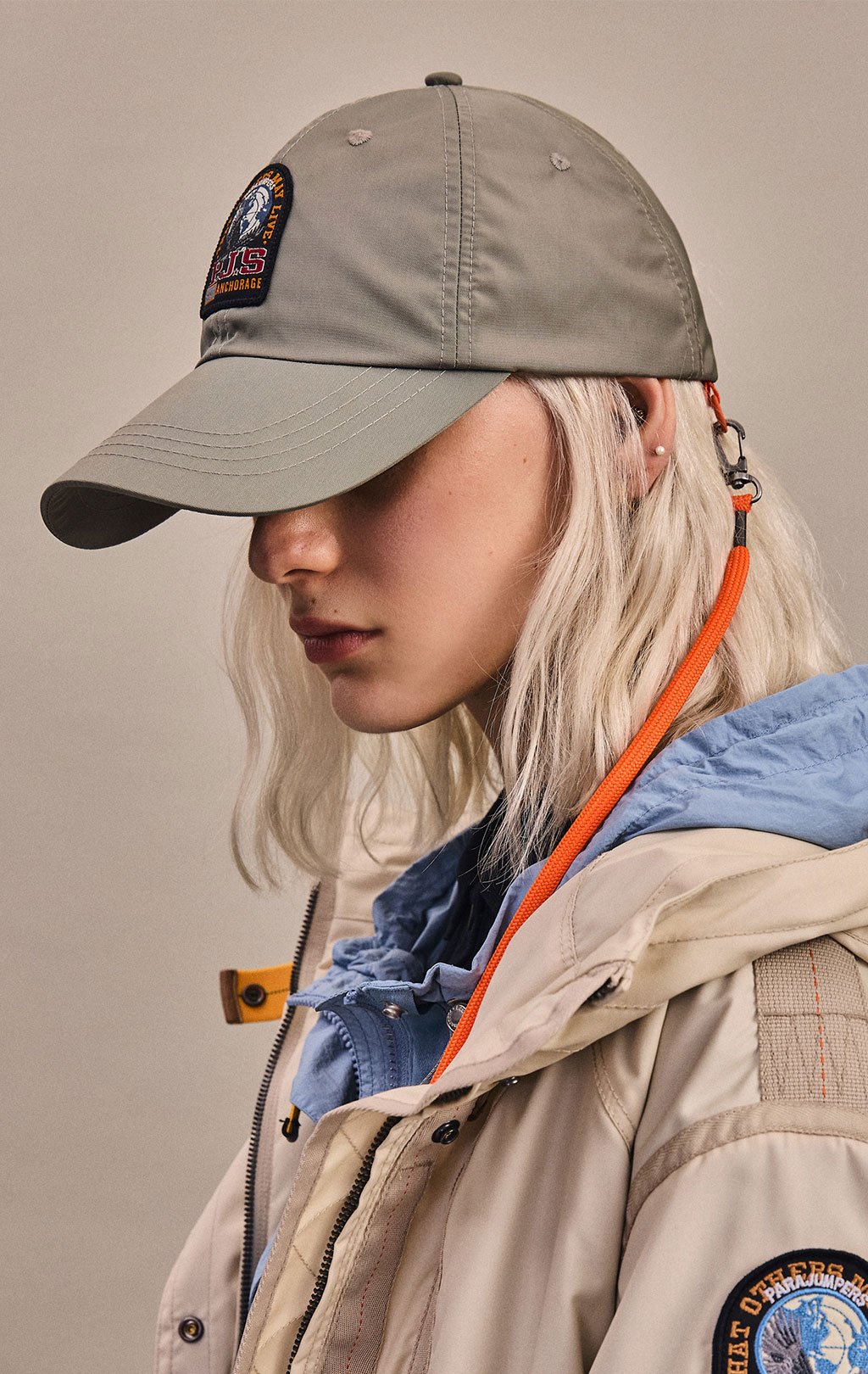 Бейсболка PARAJUMPERS BRAVO CAP SS 26 ashen sage 