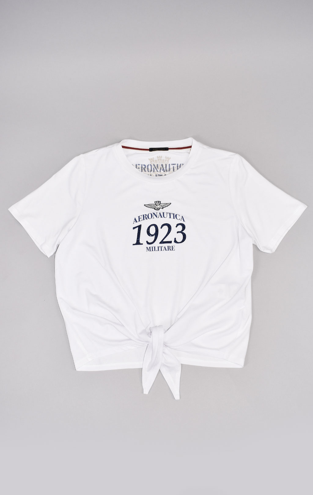 Женская футболка AERONAUTICA MILITARE SS 22/IT bianco ottico (TS 1985) 