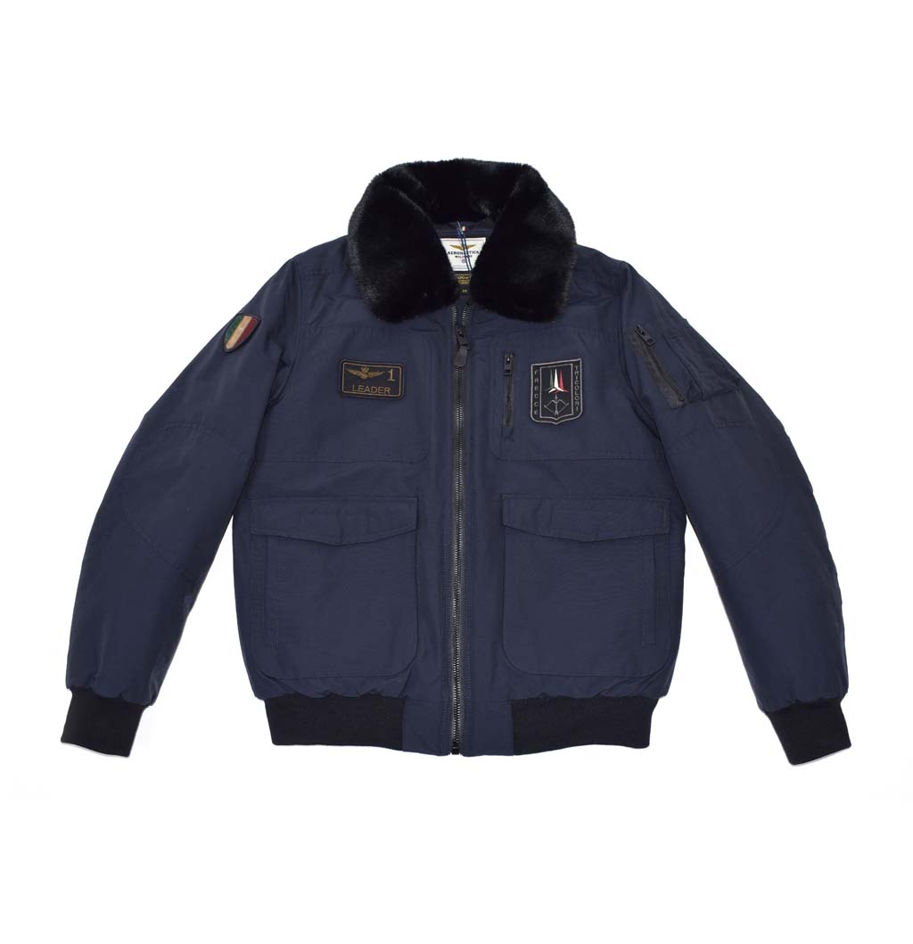 Куртка-пилот AERONAUTICA MILITARE FW 20/21/CN blue navy (AB 1907) 