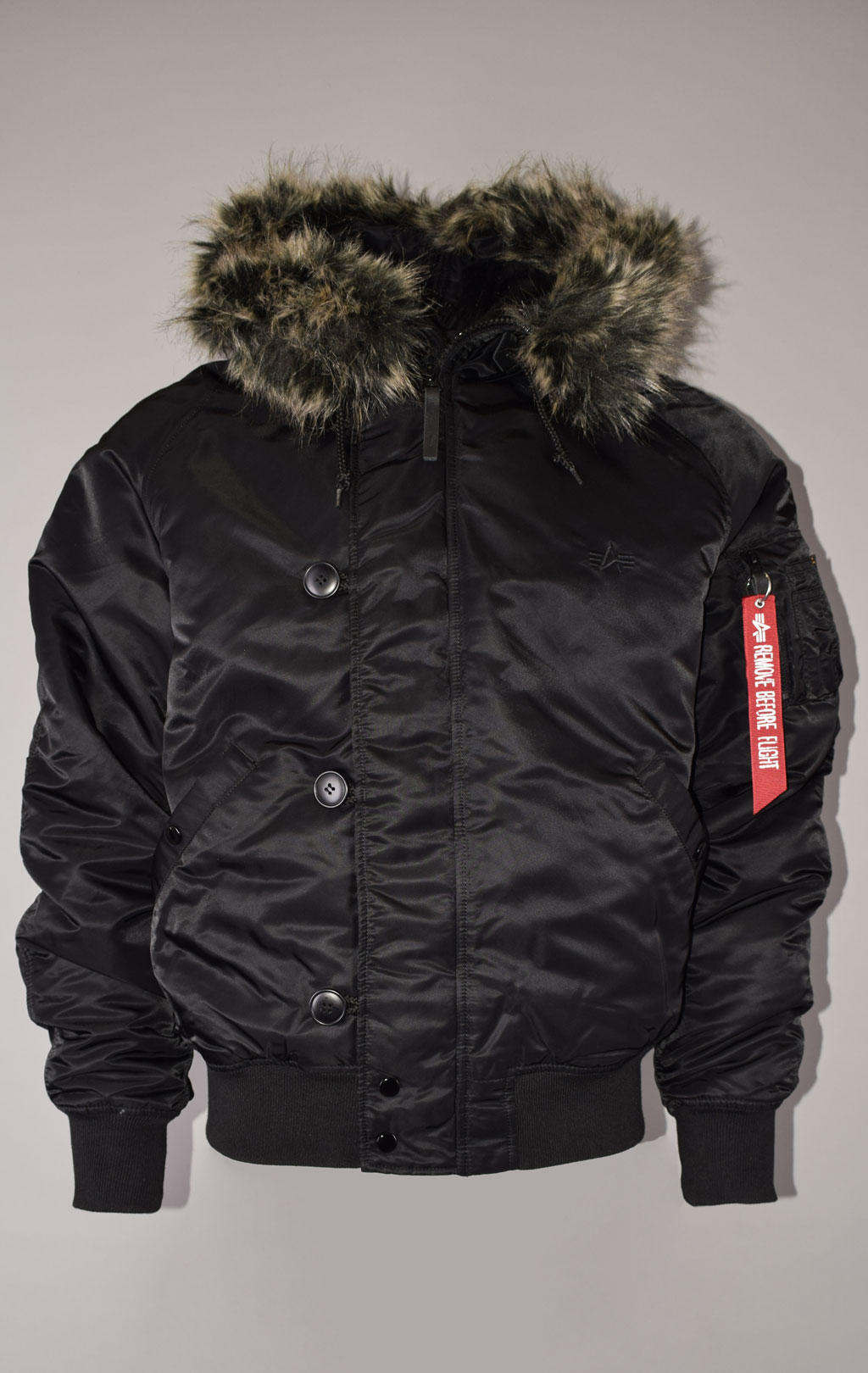 Аляска короткая ALPHA INDUSTRIES VF 59 N-2B black 