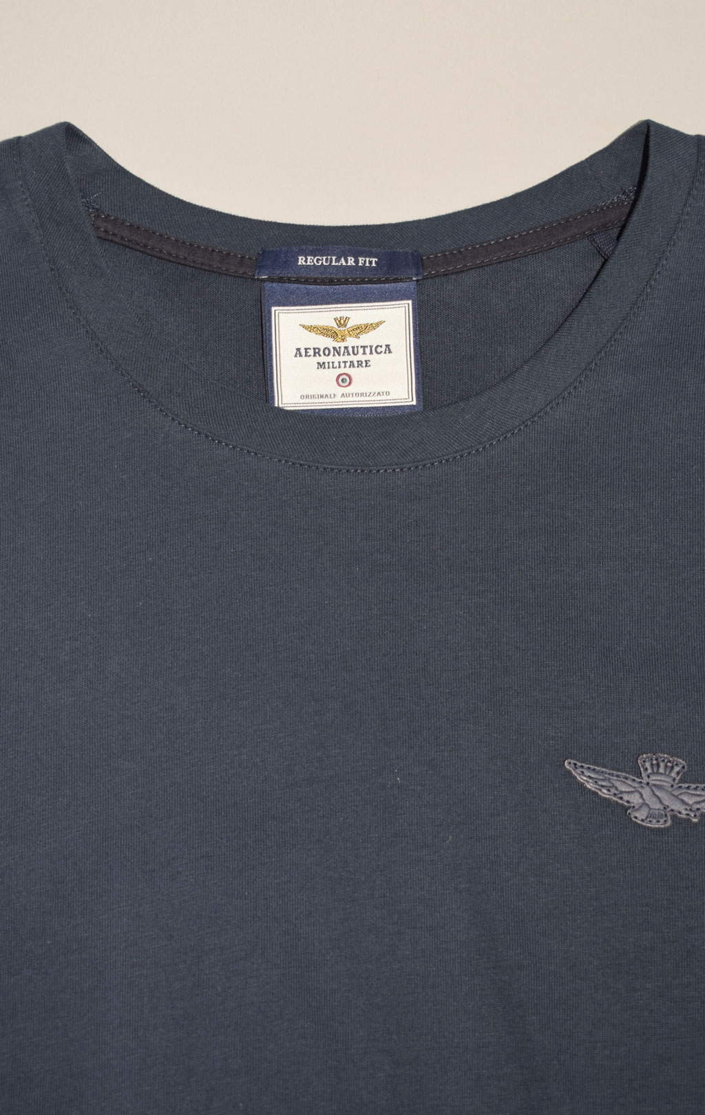 Лонгслив AERONAUTICA MILITARE big size FW 23/24/TR dark blue (TS 2141) 