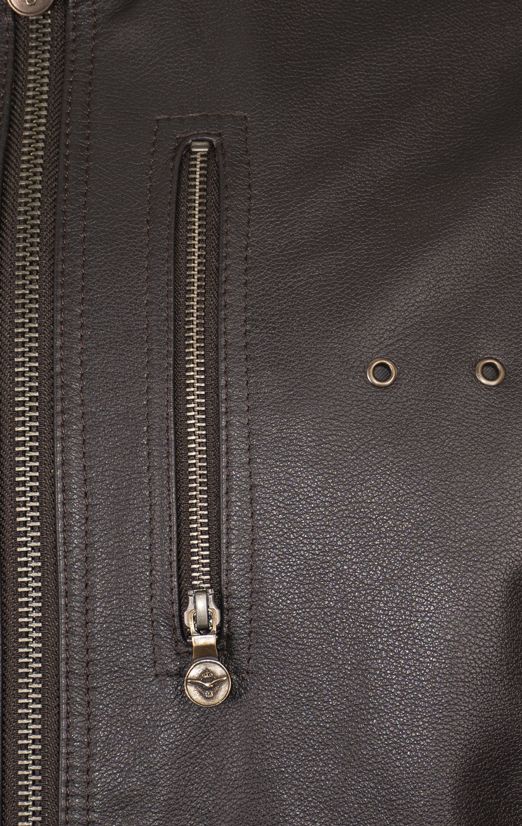 Куртка-бомбер KODZIC CLASSIC SERBIAN PILOT кожа brown (0130) 