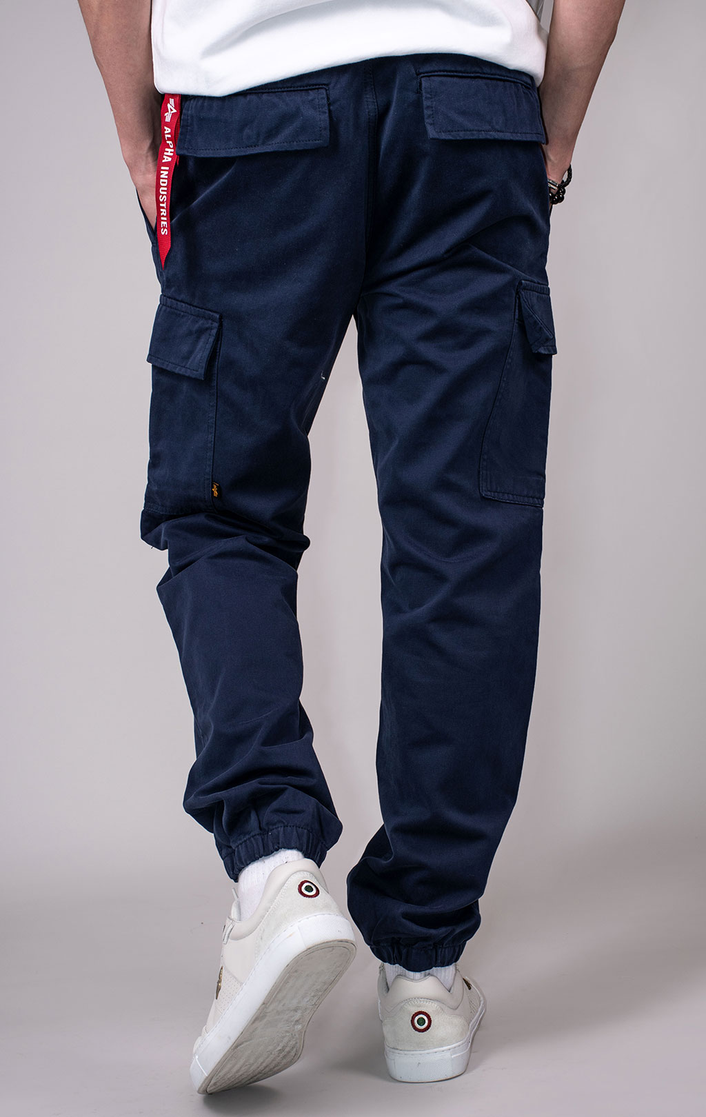 Брюки джоггеры ALPHA INDUSTRIES COTTON JOGGER SS 24 m replica blue 