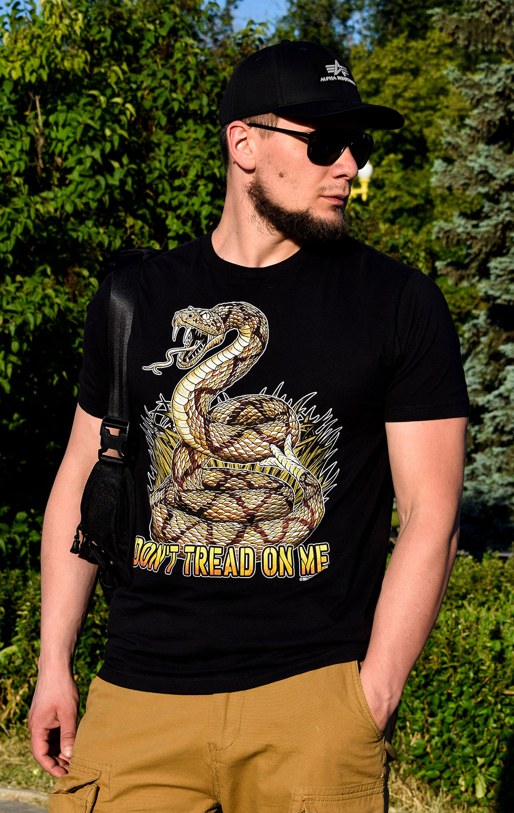 Футболка 7.62 DON'T TREAD ON ME black (001-441) 