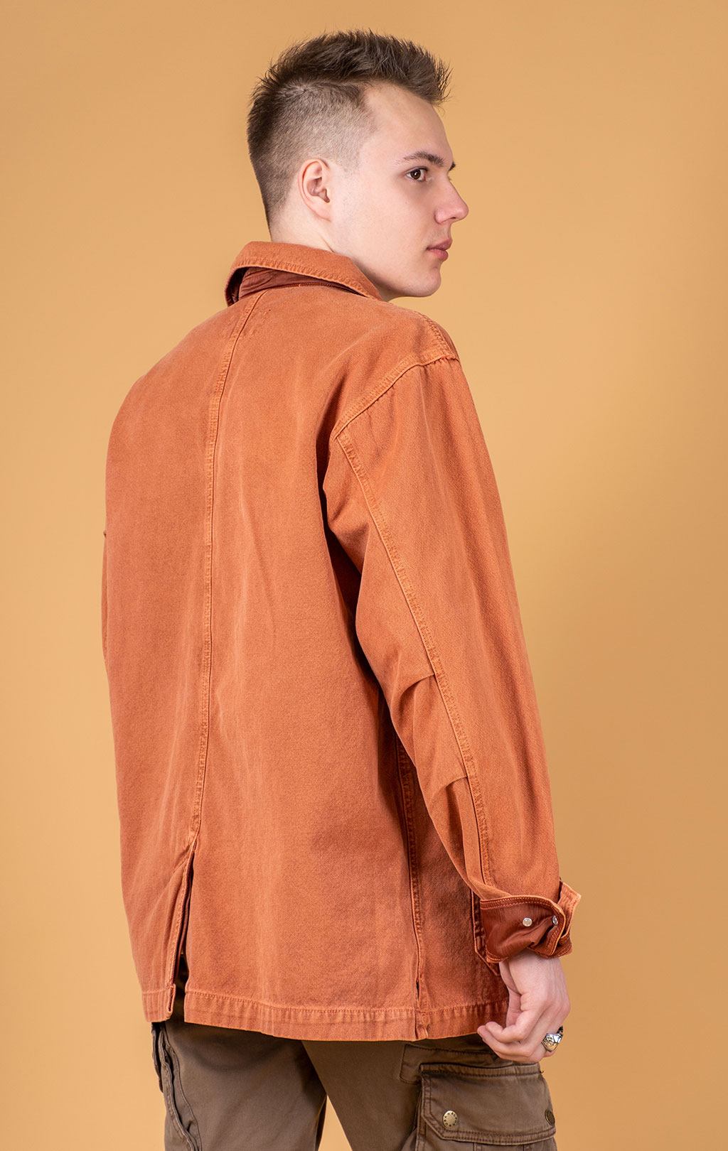 Ветровка ALPHA INDUSTRIES CTN CHORE COAT SS 25 m muted saffron 