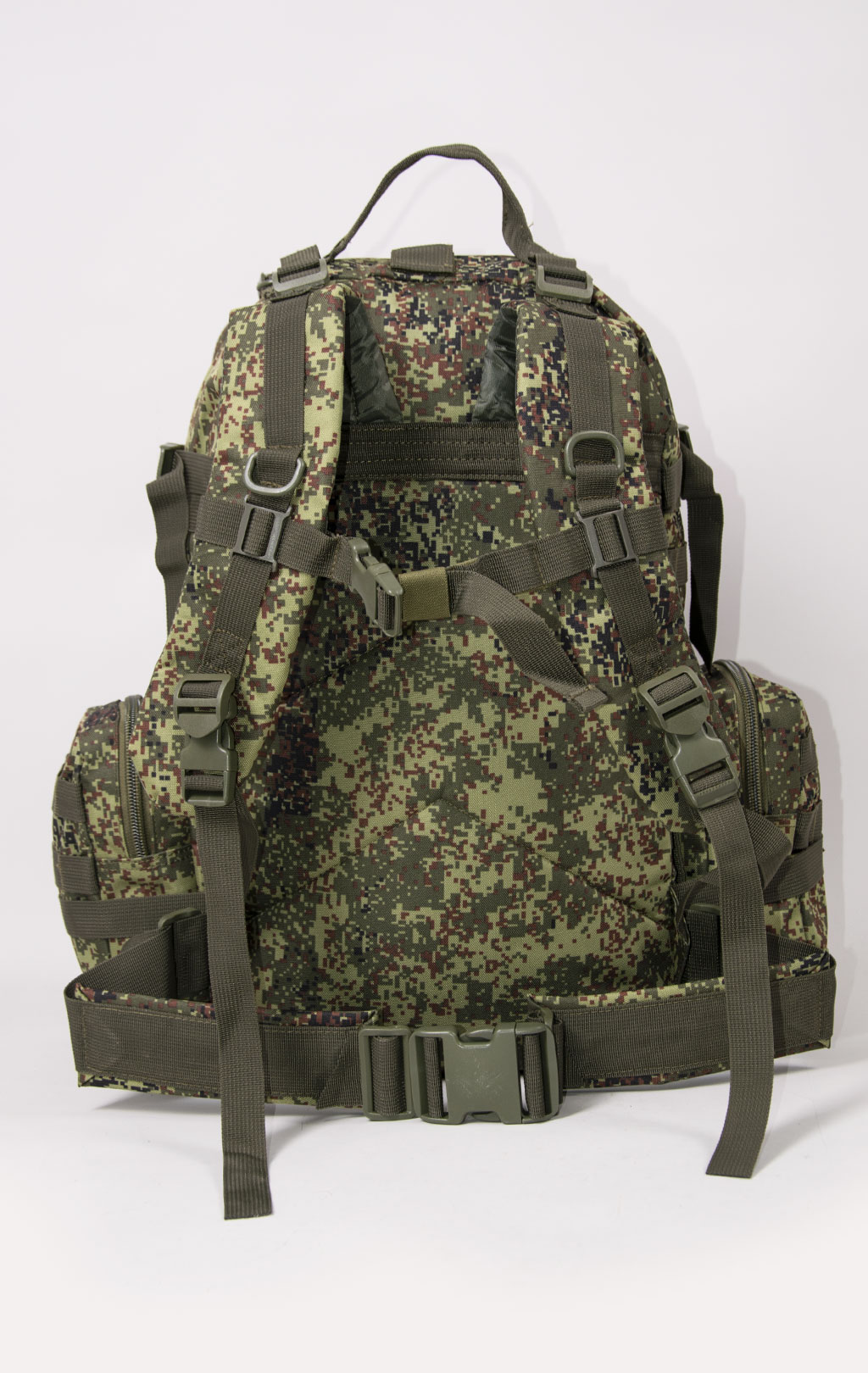 Рюкзак тактический ASSAULT 60L с поясной сумкой + 2 подсумка цифра РФ BS-016 Китай