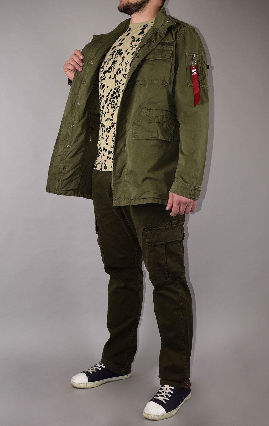 Ветровка ALPHA INDUSTRIES HUNTINGTON M-65 dark olive 