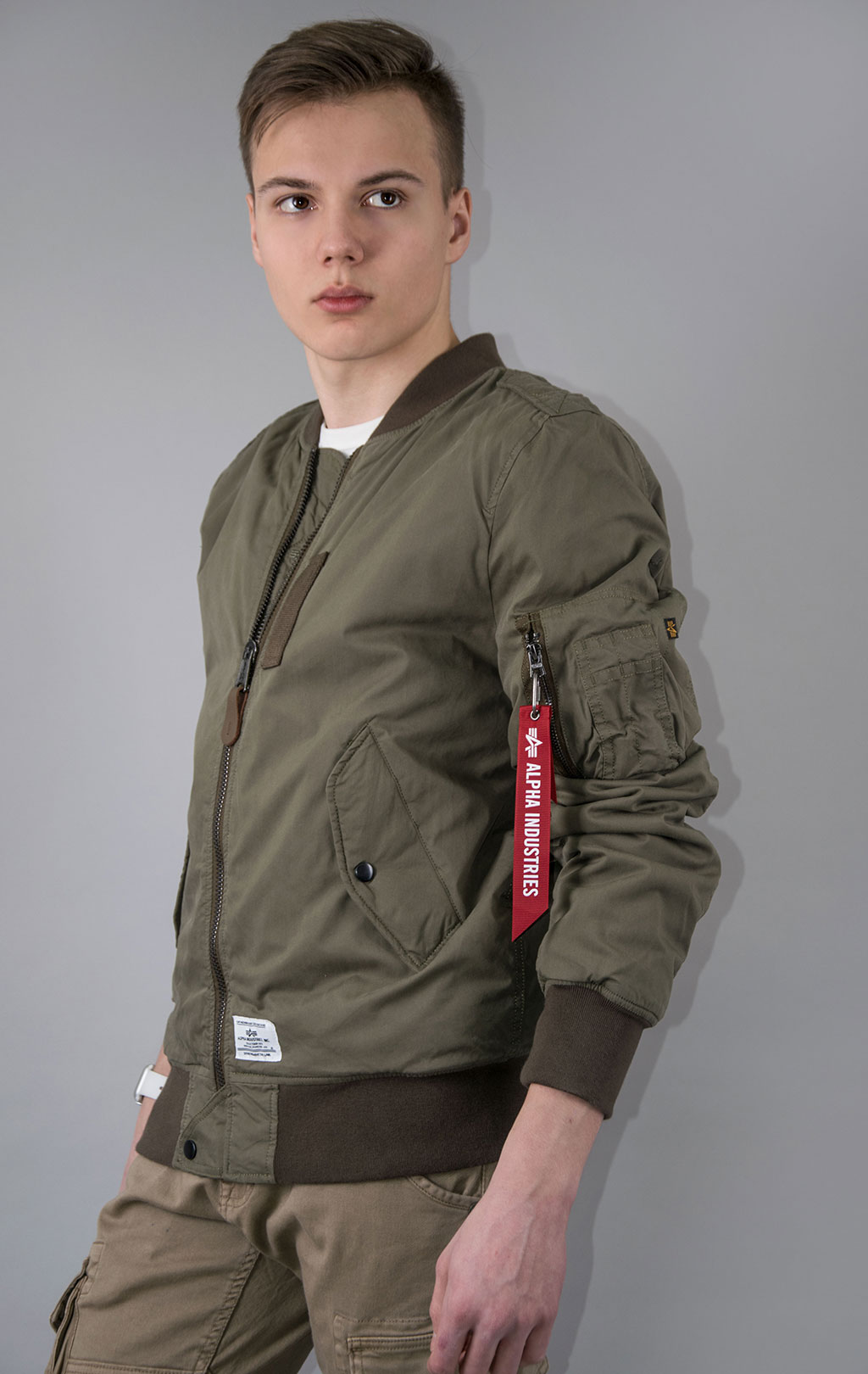 Ветровка ALPHA INDUSTRIES CTN GEN-II FLIGHT JACKET L-2B SS 23 m OG-107 green 