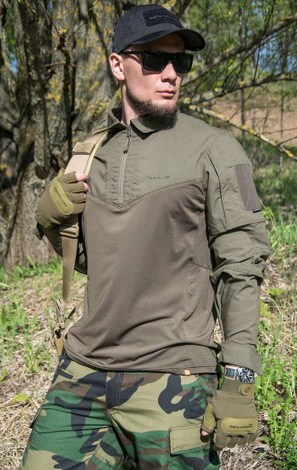 Рубашка Combat shirt Pentagon RANGER TAC-FRESH ranger green 06RG 02013 