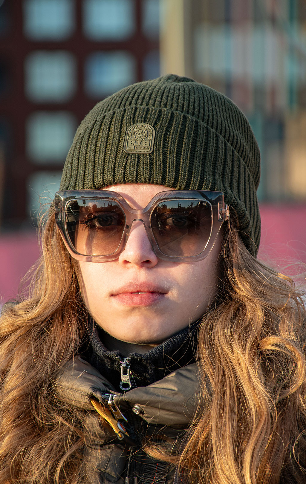 Шапка вязаная PARAJUMPERS PLAIN BEANIE FW 25/26 deep moss 