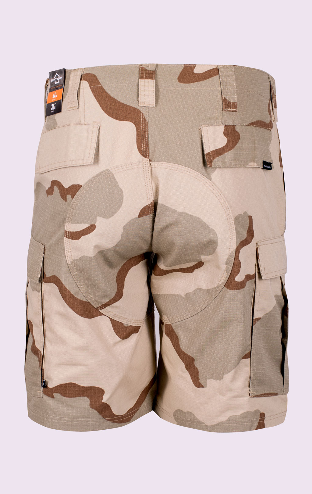 Шорты карго Pentagon BDU 2.0 big size хлопок35%/полиэстер65% Rip-Stop desert-3 (57) 05011 