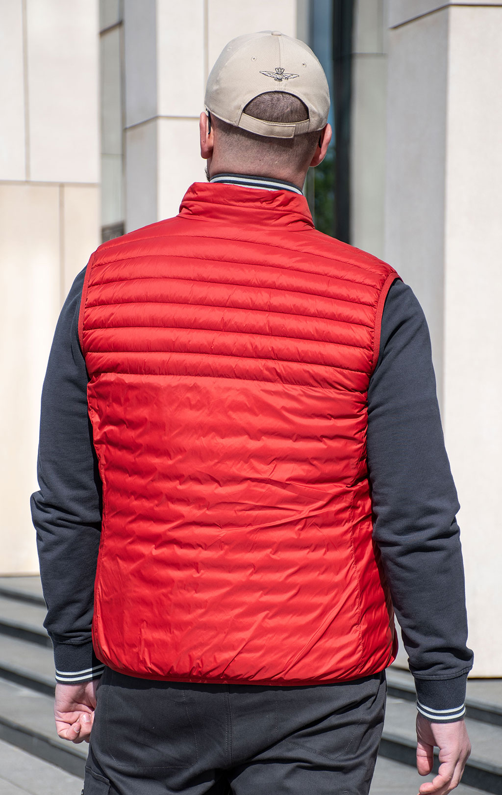 Жилет AERONAUTICA MILITARE SS 24 m/CN off red (AB 2143) 