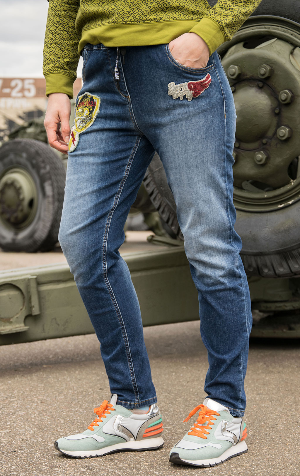 Женские джинсы AERONAUTICA MILITARE FW 21/22/TN denim (PJ 186) 