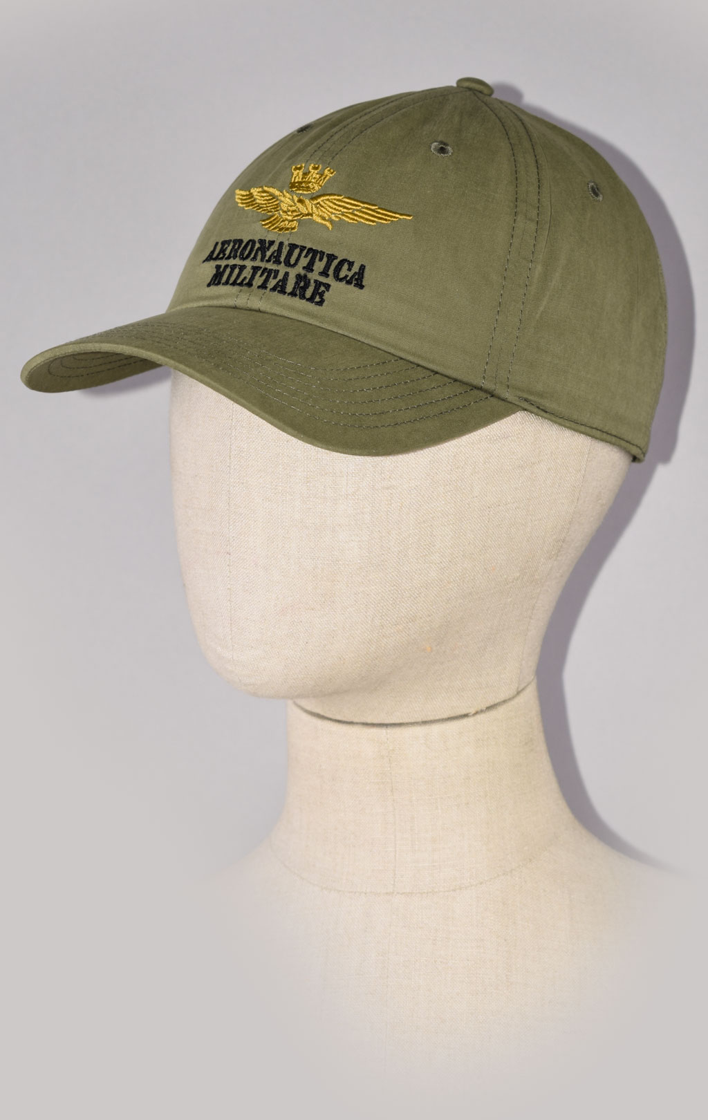 Бейсболка AERONAUTICA MILITARE SS 22/CN green military (HA 980) 