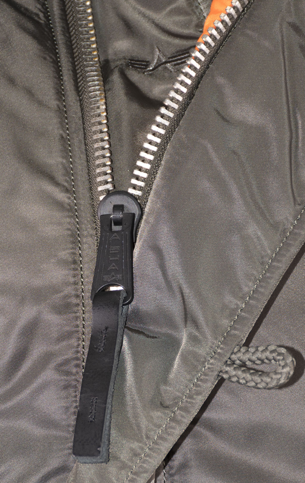 Аляска ALPHA INDUSTRIES SLIM FIT GEN-I N-3B натур. мех rep. grey/orange 