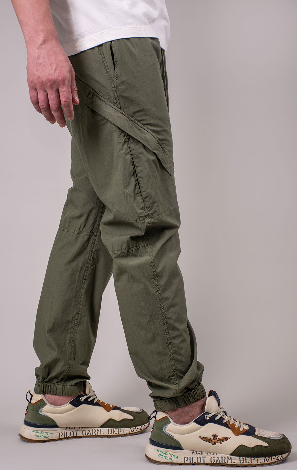 Брюки-карго лёгкие BLAUER SS 24 m olive (PO1237) 