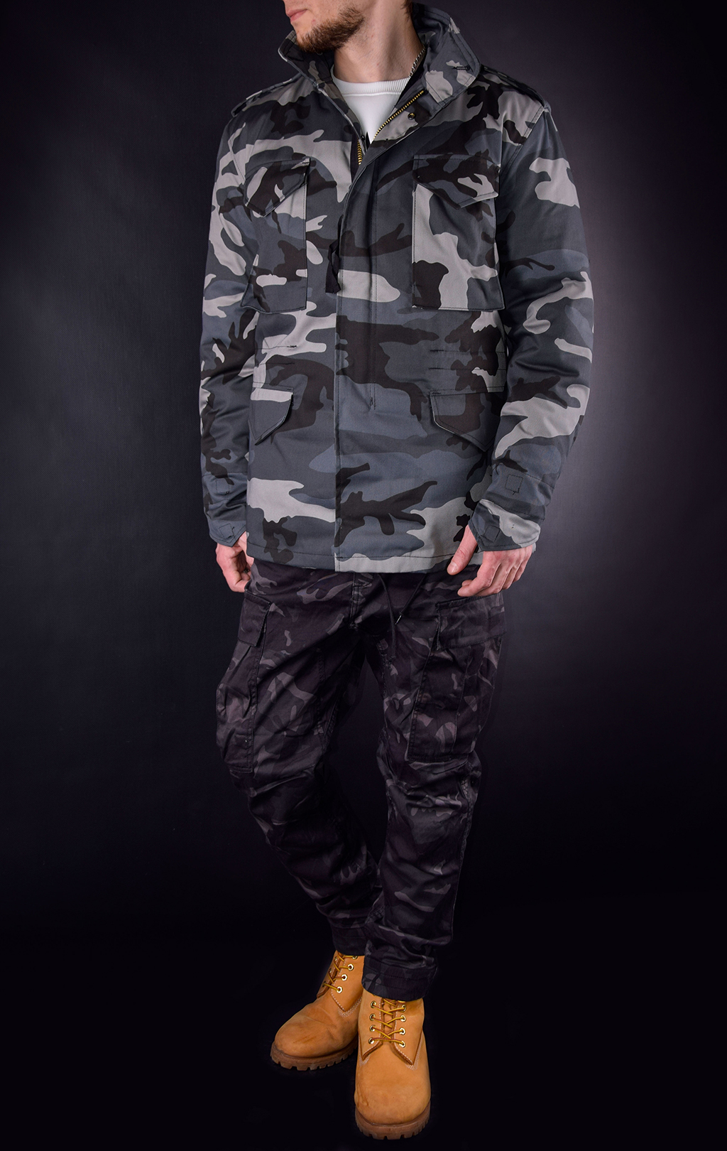 Куртка Mil-Tec CLASSIC M-65 с подстёжкой dark camo 