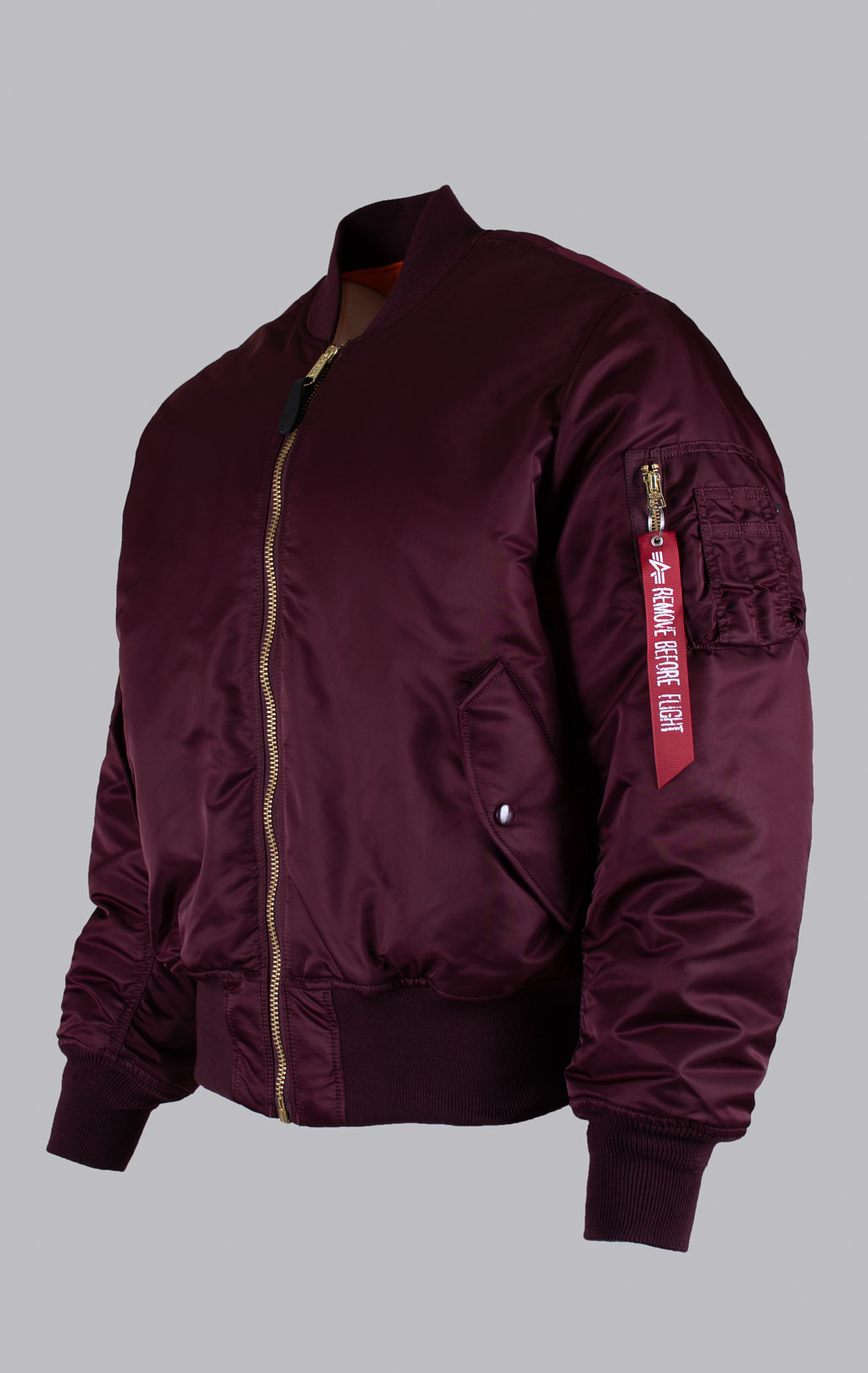 Бомбер ALPHA INDUSTRIES MA-1 HERITAGE dark cherry 