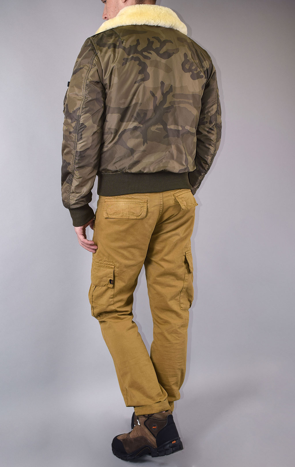 Куртка-пилот ALPHA INDUSTRIES INJECTOR-III olive camo 