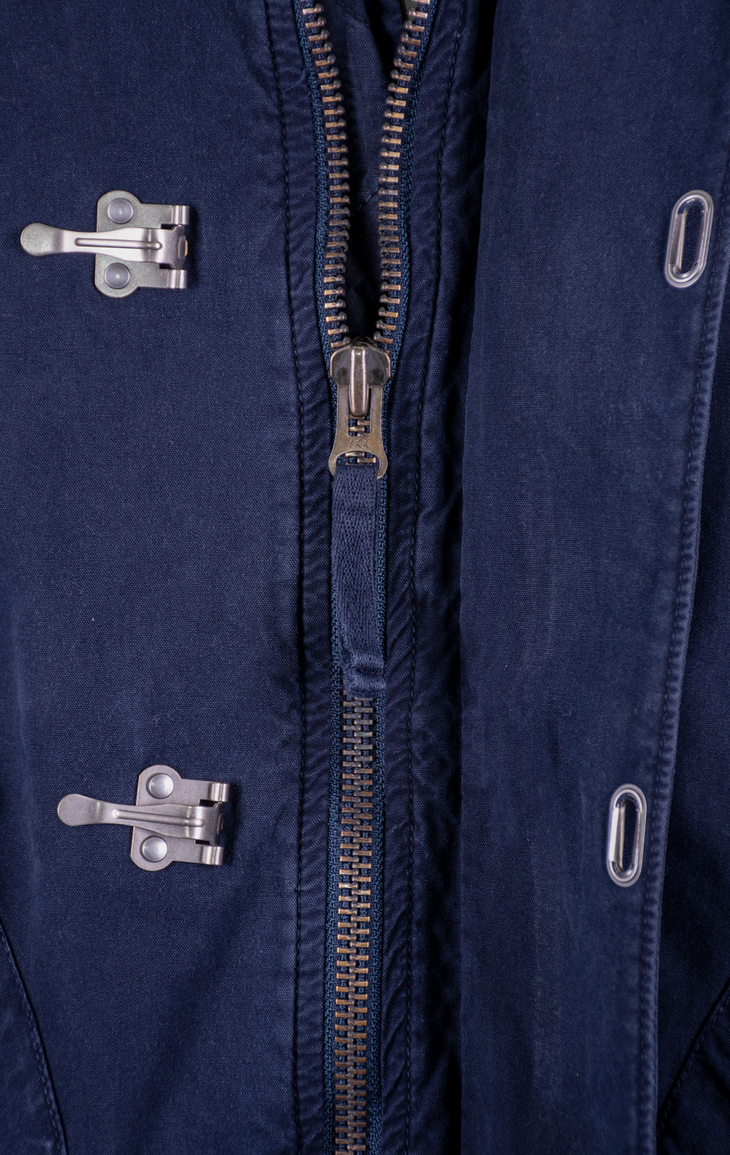 Бомбер-ветровка ALPHA INDUSTRIES US NAVY DECK HOOKED MOD JACKET SS 24 m replica blue 