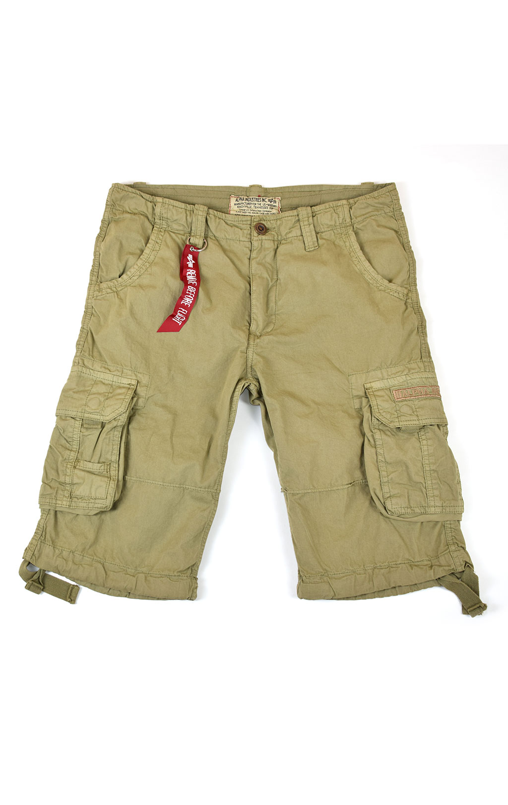 Шорты ALPHA INDUSTRIES JET light olive 