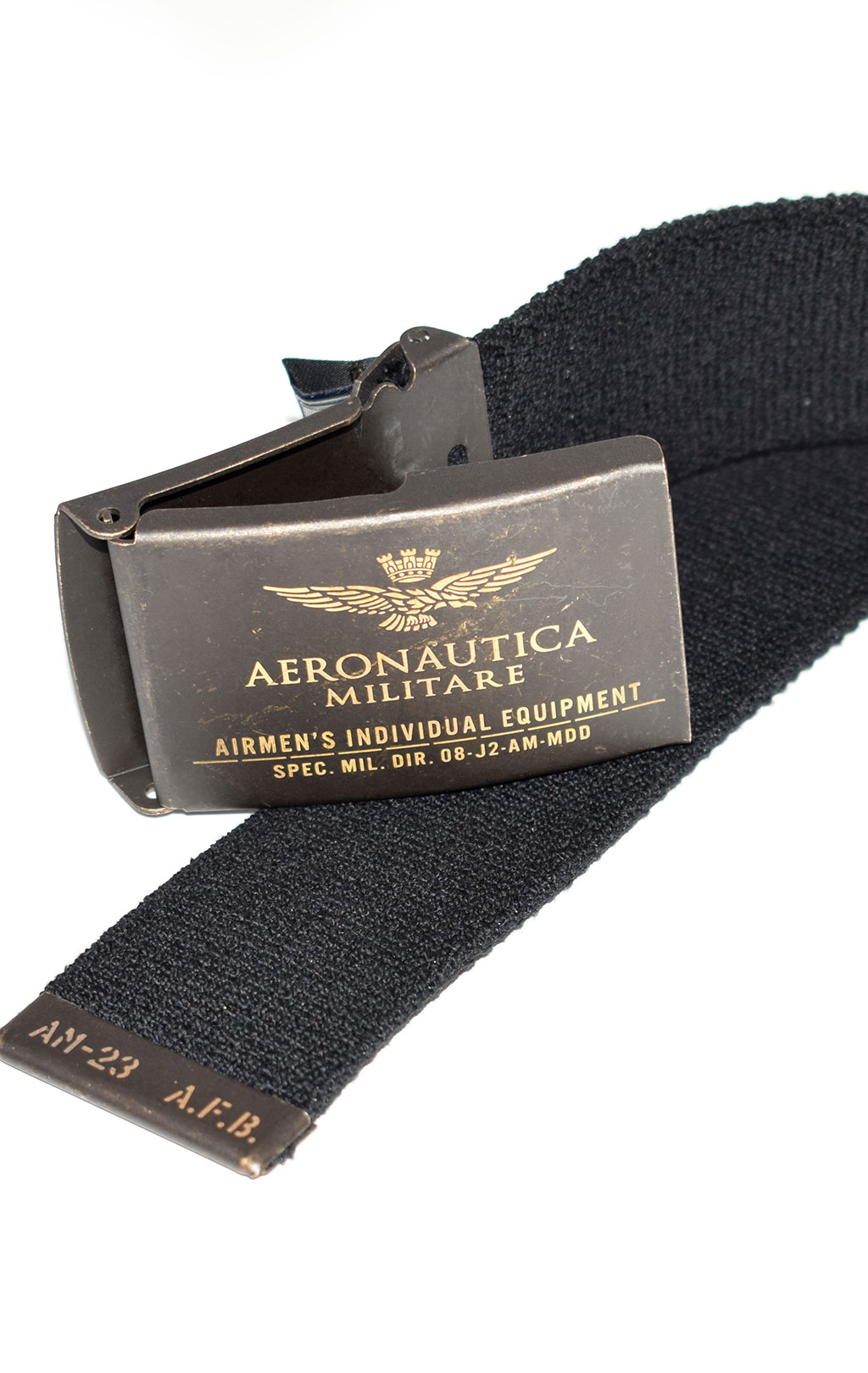 Ремень эластичный AERONAUTICA MILITARE SS 21/IT jet black (CI 261) 