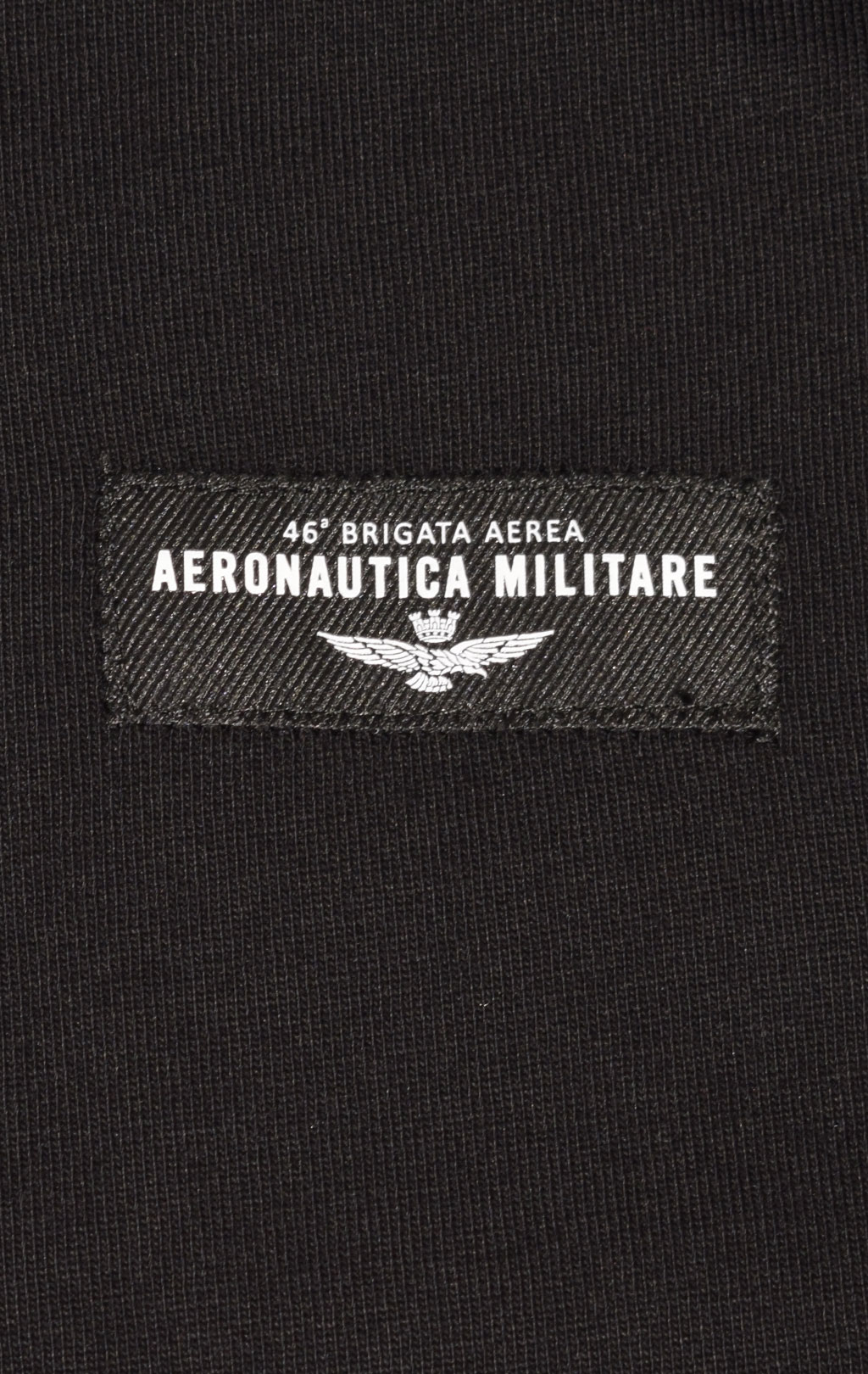 Поло-лонгслив AERONAUTICA MILITARE ANTARCTICA FW 23/24/TR jet black (PO 1730) 