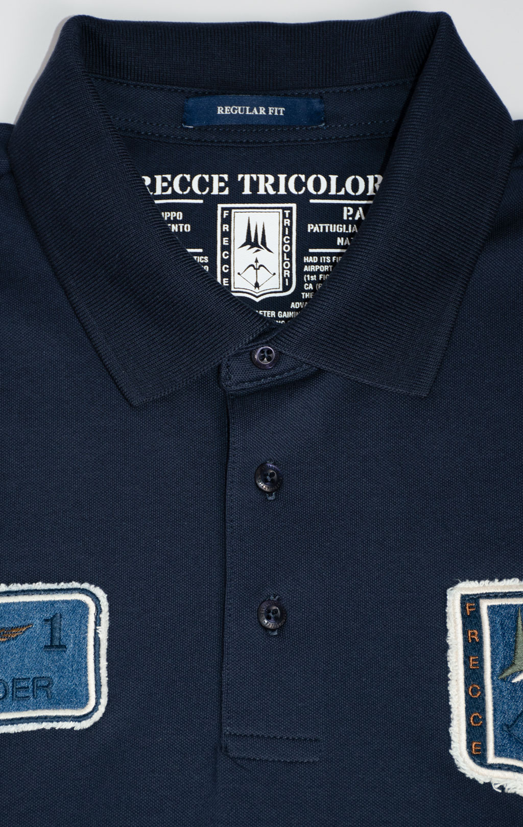 Футболка-поло AERONAUTICA MILITARE SS 25 m/BD blue navy (PO 1851) 