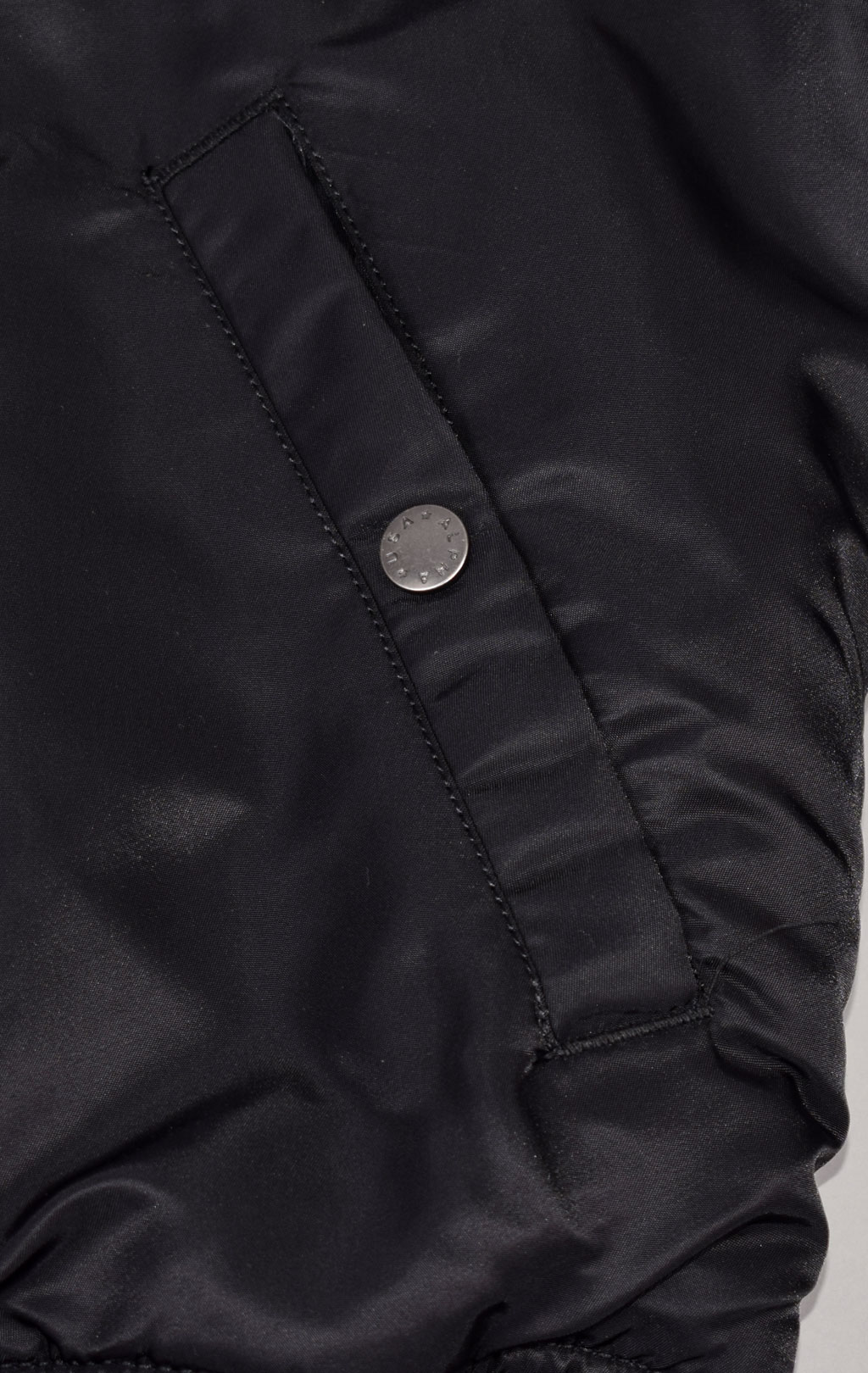Куртка-бомбер лётная ALPHA INDUSTRIES D-Tec big size MA-1 black/black 
