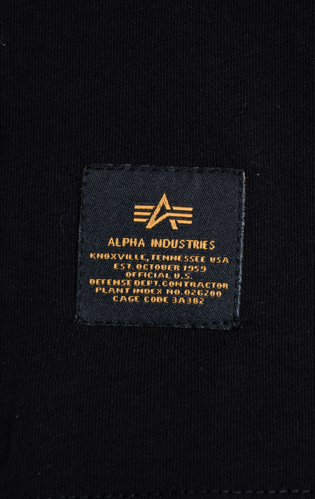 Футболка ALPHA INDUSTRIES AL TYPE T black 