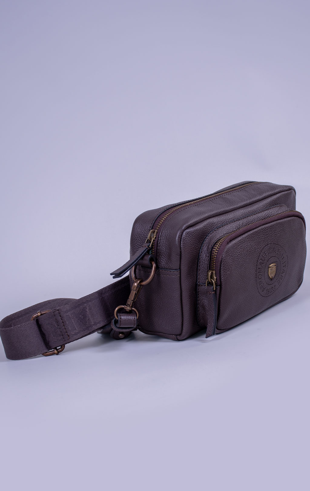 Женская сумка AERONAUTICA MILITARE LEATHER BAG FW 26/27/IN chocolate (BO 1173) 