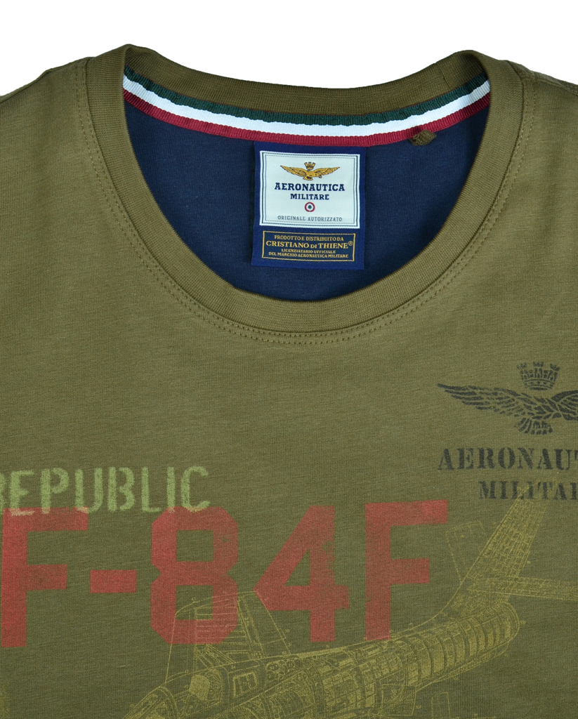 Лонгслив AERONAUTICA MILITARE olive (TS 1423) 