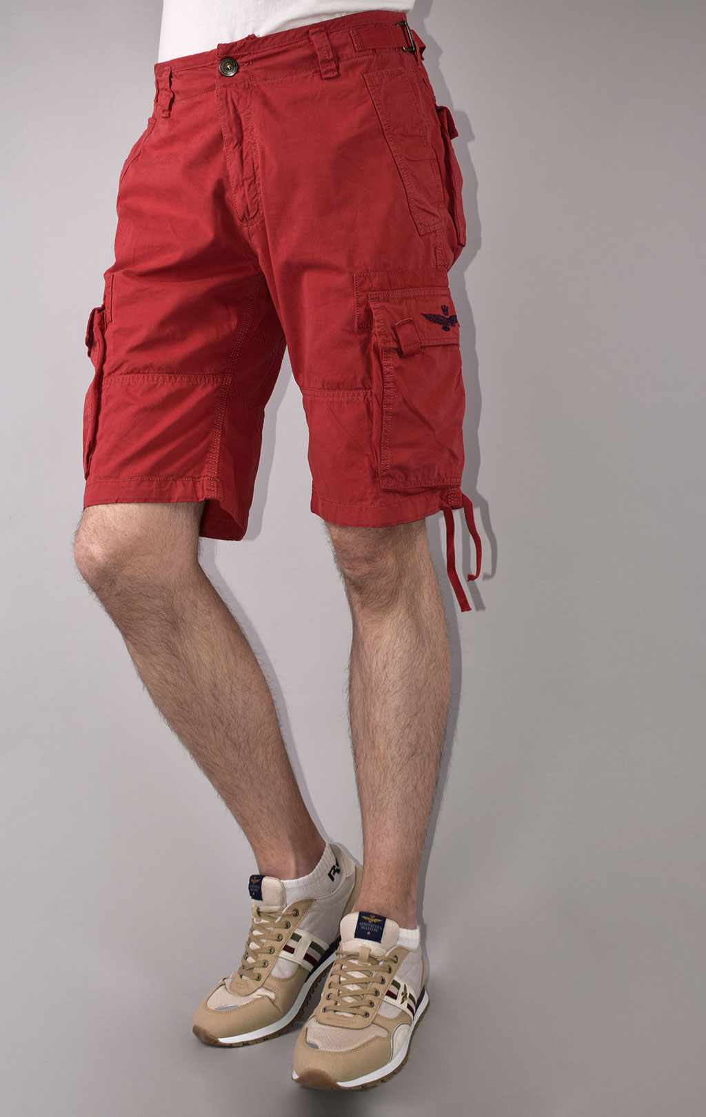 Шорты AERONAUTICA MILITARE SS 21/AL rosso (BE 003) 