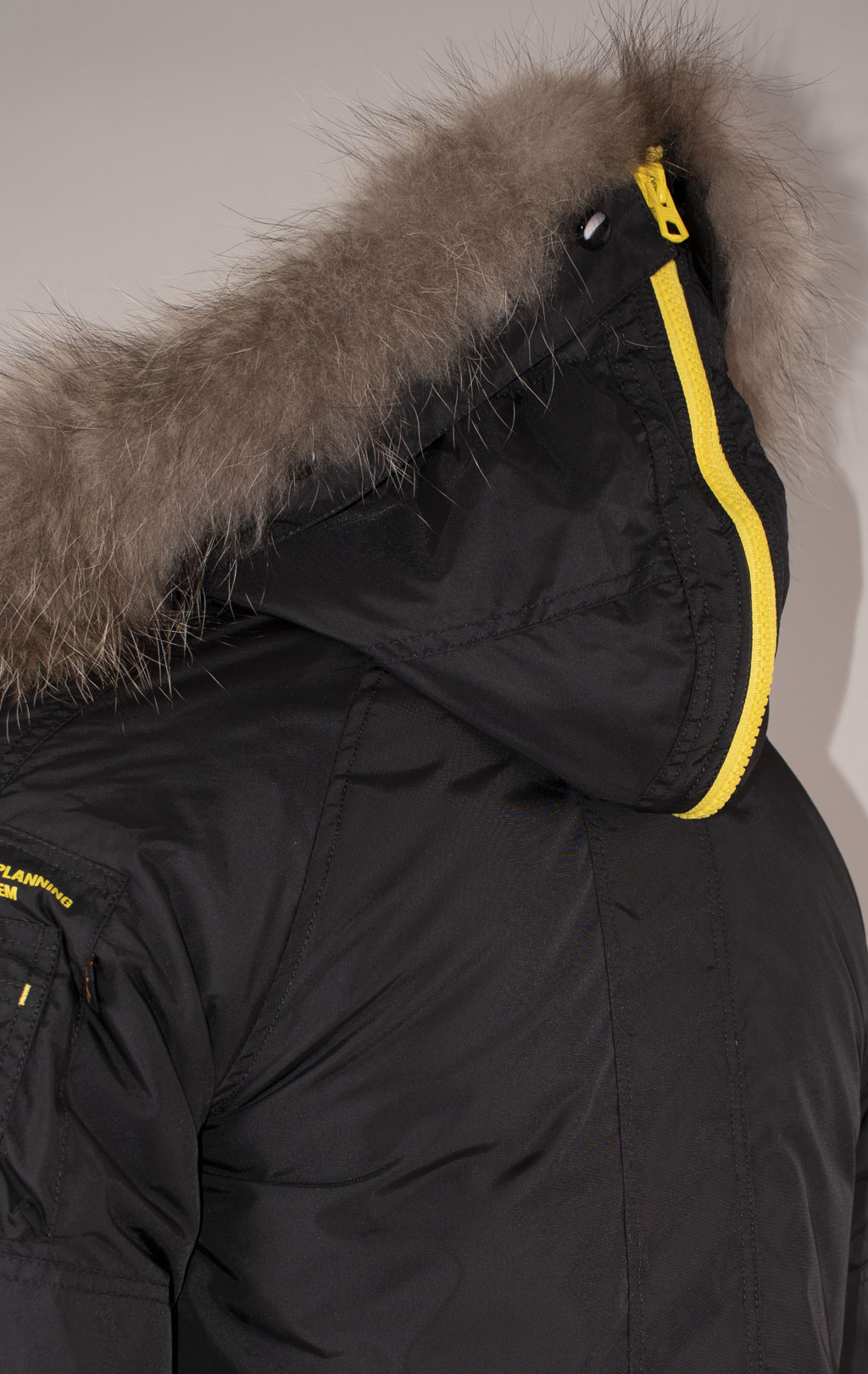 Аляска ALPHA INDUSTRIES PPS big size N-3B натур. мех black 