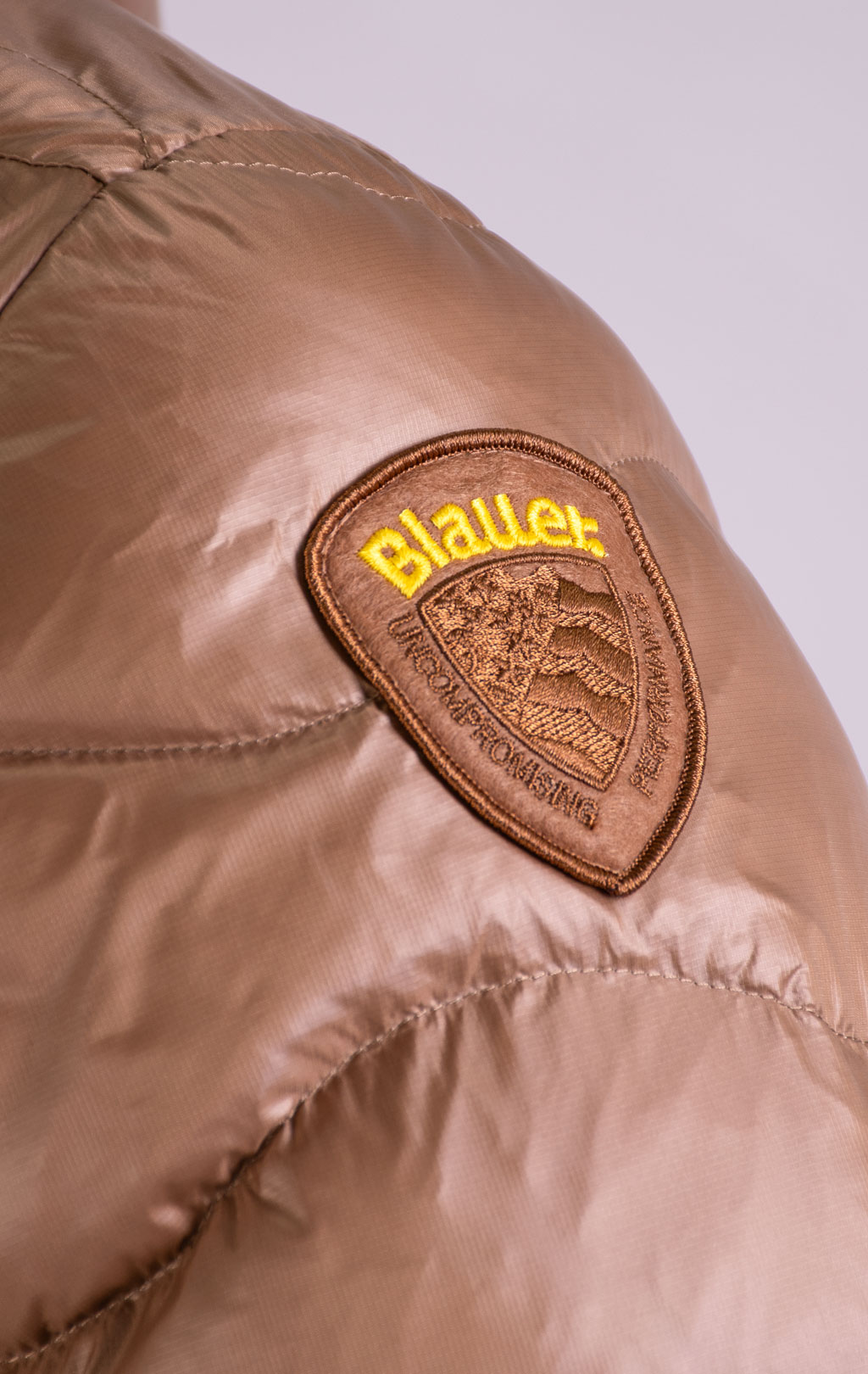 Куртка с капюшоном BLAUER WAVE FW 25/26 tabacco (C03074) 